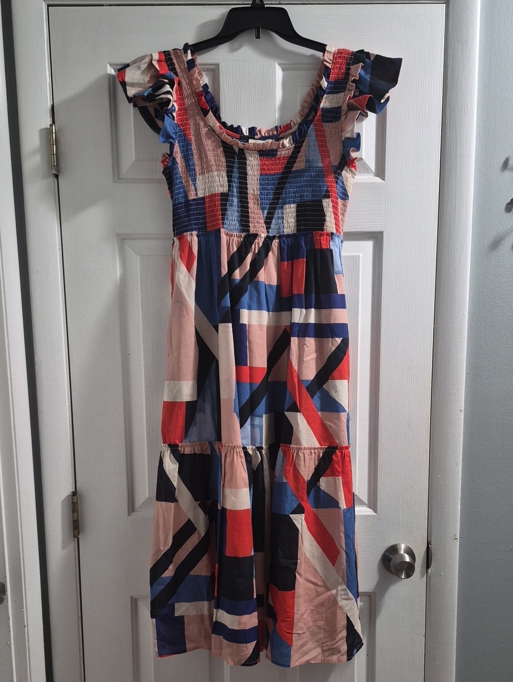 Tuckernuck Smocked Midi Dress LG